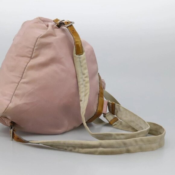 PRADA Backpack Nylon Pink Silver Auth - Picture 10 of 16